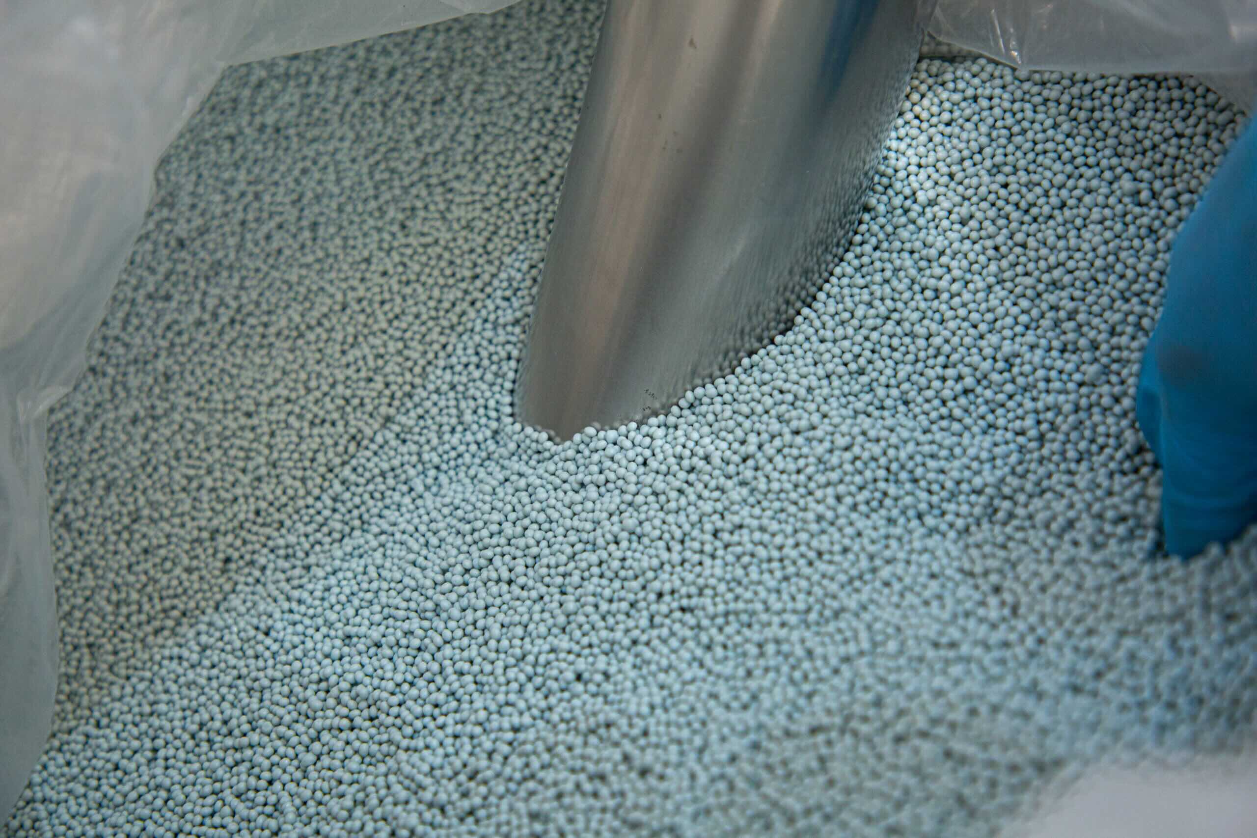 CranePET – Food-Grade rPET Resin produced through advanced recycling for safe food packaging use.